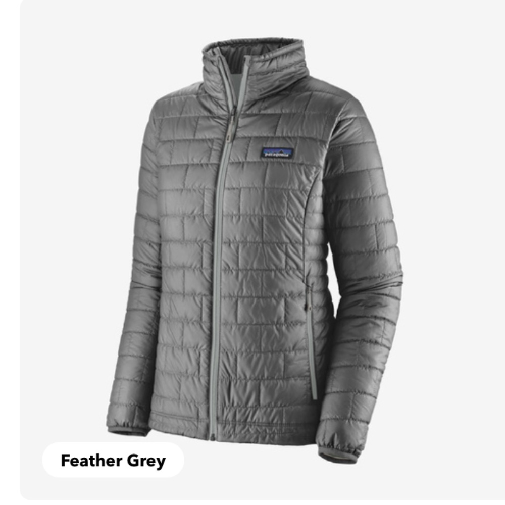 Patagonia Women's Nano Puff Jacket - Feather Grey - Size L